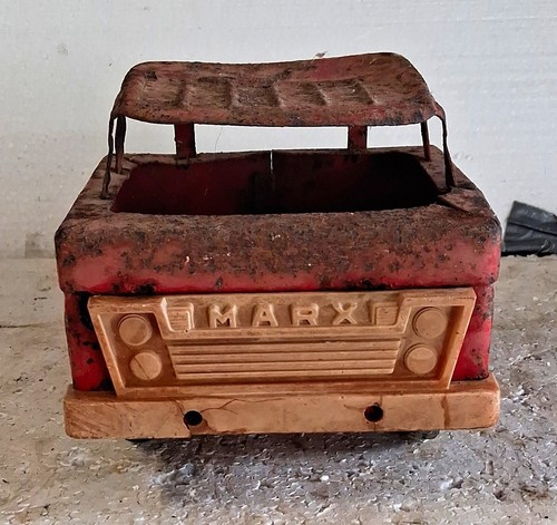 Marx vintage tin toy - vintage, truck