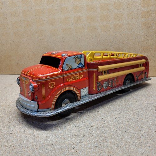 Vintage marx red fire - red,