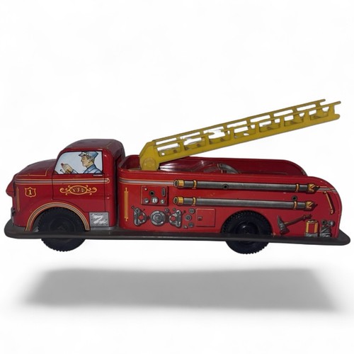 Vintage marx tin litho fire - vintage,