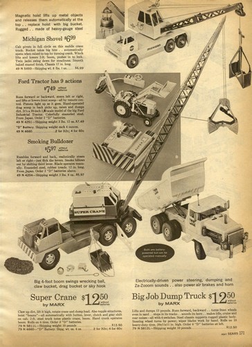 1964 paper marx toy - paper, ad