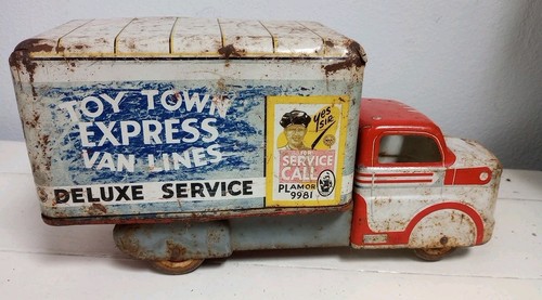 Marx toy town - express, van